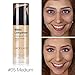 SACE LADY Matte Liquid Foundation, Long Wearing Flawless Foundation with Medium-Full Coverage, Poreless Face Makeup, 0.50Fl Oz/15ml, Medium