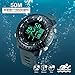 BROMEN Men Watch Digital Sports Watches Waterproof Military Watch Wrist Watch with Stopwatch Alarm