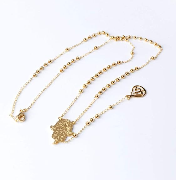 Long Rosary Beads Necklace 316L Stainless Steel Penguin Pendants