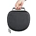 Hermitshell Hard Travel case for Howard Leight Impact Sport OD Electric Earmuff and Genesis Sharp-Shooter Safety Eyewear Glasses (Black)
