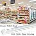 (Pack of 8) FTUBET LED Shop Light, 8FT 120W 13000LM 6000K, Cold White, V Shape, Clear Cover, Hight Output, Linkable Shop Lights, T8 LED Tube Lights, LED Shop Lights for Garage 8 Foot with Plug,
