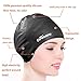 Firesara Swim Cap Swimming Goggles, Swimming Cap for Long Hair Swimming Glasses Anti Fog UV Protection for Adults Youth Men Women Boys Kids with Nose Clip Ear Plugs Sets