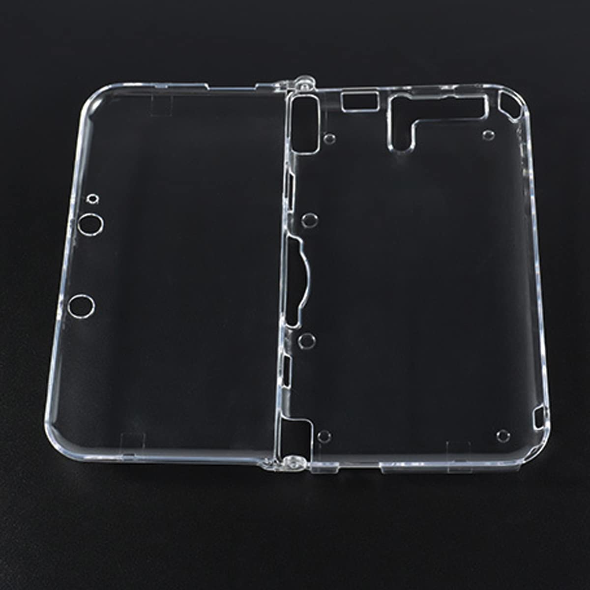 3DS XL Case - Ultra Clear Crystal Transparent Hard Shell Protective Case Cover Skin for Nintendo 3DS XL LL - [New Modified Hinge Design]