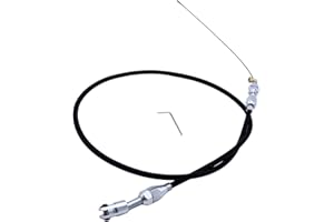 GSKMOTOR 36" Throttle Gas Cable Stainless Steel for LS Chevy 4.8 5.3 5.7 6.0 Engine, LS Throttle Cable(Black Hose)