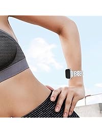 kisface correa de metal para Fitbit Versa, serie de accesorios de Rhinestone diseño de unidad de liberación rápida para Fitbit correa.