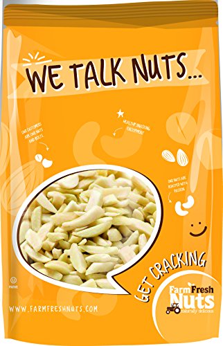 Raw Natural Slivered Compares To Organic California Almonds (2 Lbs.) - A Delicious & Tasty Treat - Great as a Snack & Salad Topper - Super Healthy - Farm Fresh Nuts Brand