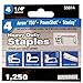Surebonder 55014 Heavy Duty 1/4-Inch Length Staples, Arrow T50 Type, 1250 Count