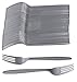 Plastic Silverware Set, Forks, Knives, Spoons (144 Pieces)