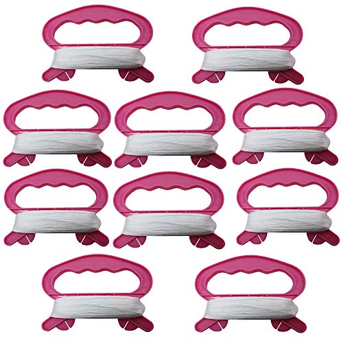 Xinlinke Kite String Spool 100ft Kids Mini Kite Line Flying Accessories with Pink Reel Winder Grip Handle 10pcs - Thumbnail 7