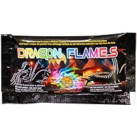 Mystical Fire Dragon Flames Fire Color Changing Packets- Pack of 6 Multi-Color, Long Lasting Magical Flame Color Changing Pac