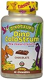 KAL Dino Colostrum Chocolate Chewables, 300 mg, 60 Count