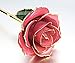 econoLED Long Stem Dipped 24k Gold Trim Red Rose in Gift Box,valentines Gifts for Couples, Cute Valentines Day Gift Ideas, Good Couple Gifts for Valentines, Romantic Anniversary Gifts(Pink)