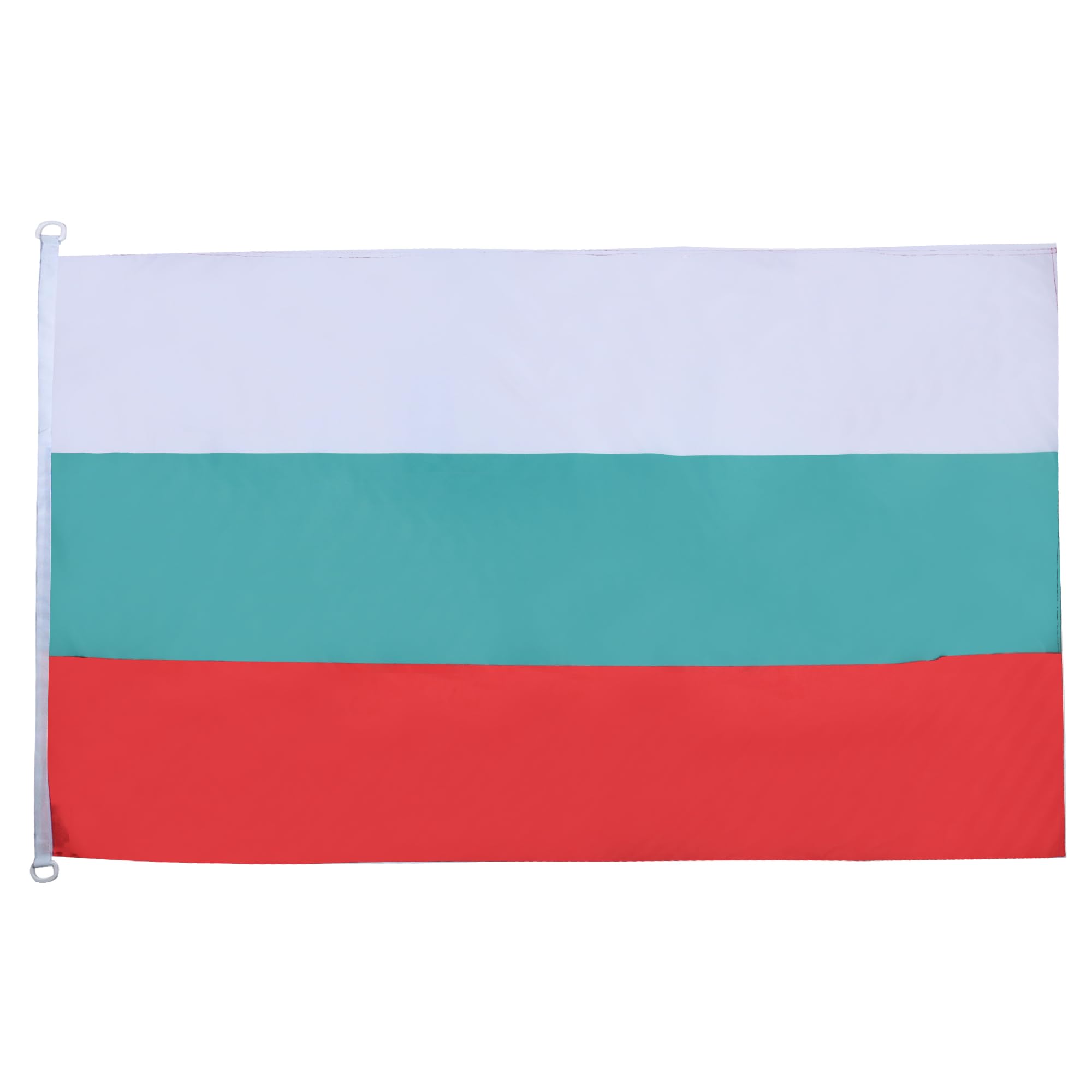 AZ FLAG - Bulgaria Flag - 3x5 Ft - External Use - Bulgarian Banner Knitted Polyester with Two Plastic Rings - Fade Resistant - Vivid Colors - 3' x 5' Feet - 150x90 Cm