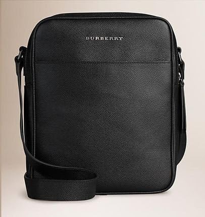 Amazon バーバリー Burberry クロスボディ バーバリー レザーショルダーバッグ 紺 並行輸入品 Burberry バーバリー メンズバッグ 財布
