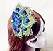 Fascinator Peacock Feather Clip Headdress Wedding Headwear Women Party Headpiece