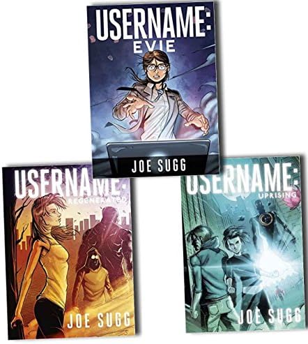 Joe Sugg Username 3 Books Collection Pack Set (Username: Uprising, Username: Regenerated , Username: Evie)