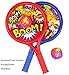 Liberty Imports Boom Ball Racquet Sports Toy Play Set - Summer Outdoor Pool Games Kids Active Fun Game with 2 Plastic Rackets and Soft Balls