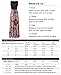 Zattcas Womens Summer Contrast Sleeveless Tank Top Floral Print Maxi Dress Black Multi Small