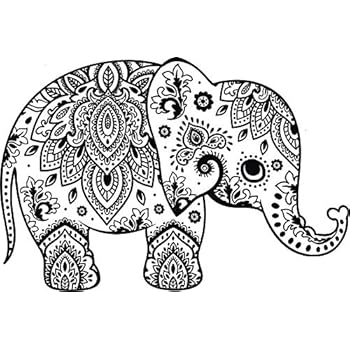 Magnet Pretty Paisley Pattern Indian Ornament Stamp Art Vinyl Magnet (4