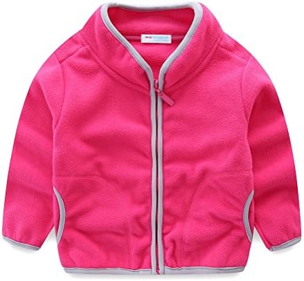 UWESPRING Kids Polor Fleece Jackets Full-Zip Lightweight