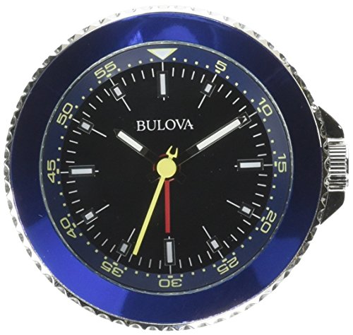Bulova Classic Travel Clock, Silver