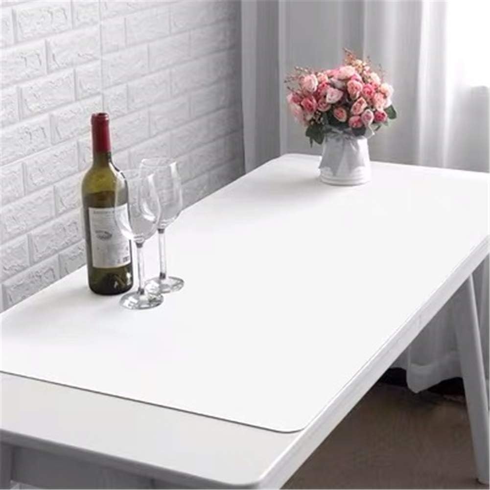LL-COEUR XXL Leather Mouse Pad Gaming Keyboard Mat Waterproof Table Mat (900 x 450 x 2 mm, White) - Image 3
