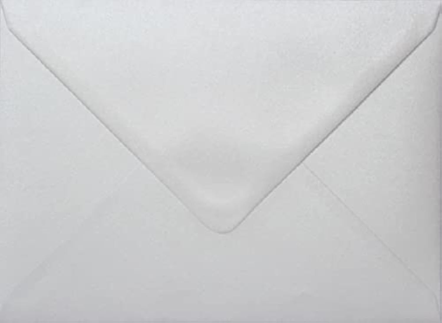 C6 Coloured Envelopes for A6 Greeting Cards Wedding Invitations & Crafts (114x162mm) Pack of 100 (Pearl White)