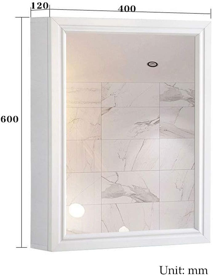 Bathroom Mirror Cabinet Wall Mounted Space Aluminum Alloy Single Door Home Fashions Cabinet Cupboard With Modern