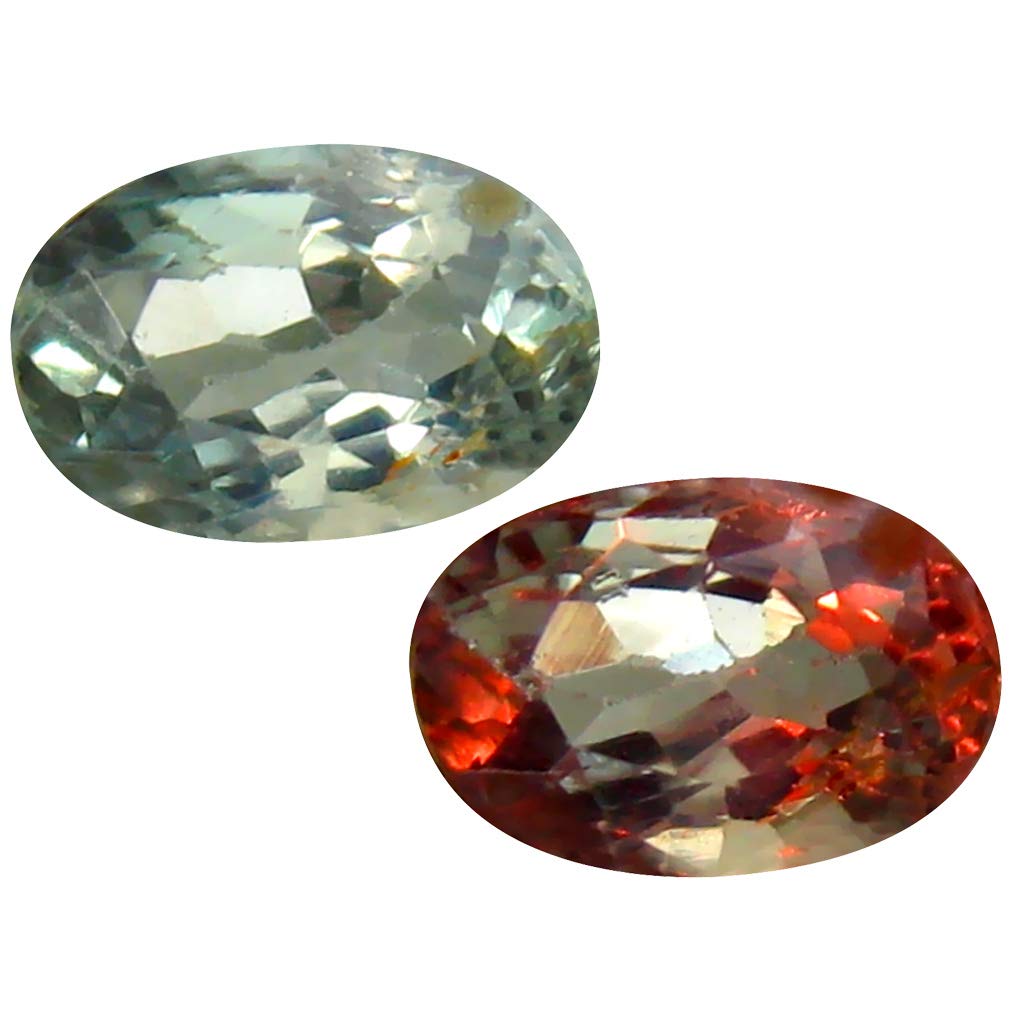 0.40 ct OVAL SHAPE (5 x 3 mm) 100% NATURAL (UN-HEATED) COLOR CHANGE ALEXANDRITE LOOSE GEMSTONE