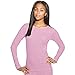 Duofold Women's Mid Weight Double Layer Thermal Shirt, Berry Pink Heather, Medium