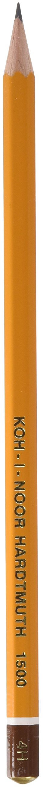 KOH-I-NOOR 1500 4H Graphite Pencil (Pack of 12)