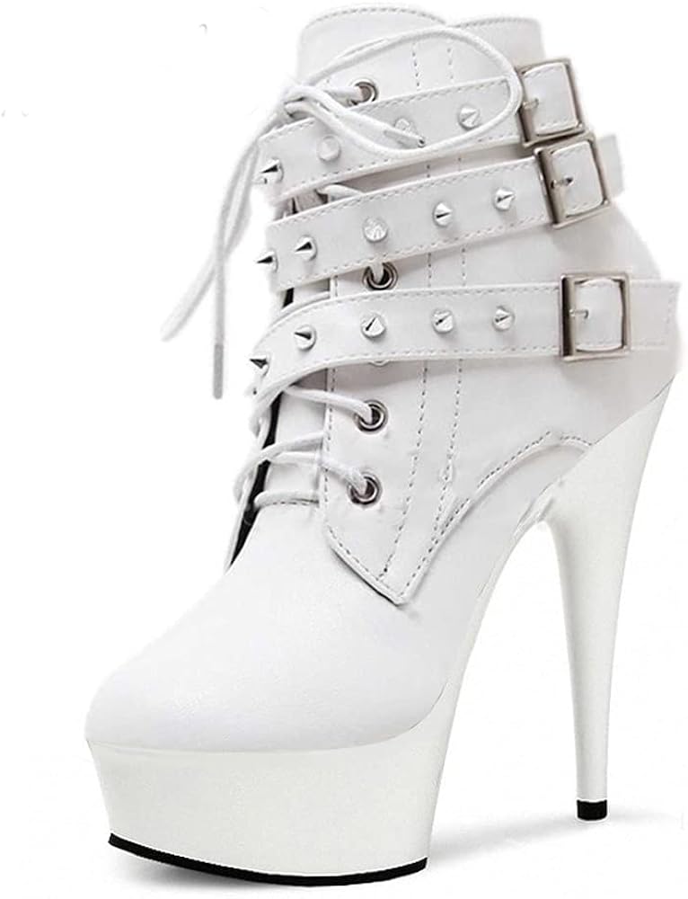 platform lace booties