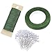eBoot Floral Arrangement Kit 1/2 Inch Floral Tape, 22 Gauge Floral Wire and 100 Pieces Ball Head Pins