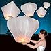 10 PCS Sky Lanterns Wishing Lantern - White