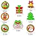 FRIDAY NIGHT 30 PCS Christmas Swirls Garland Foil Hanging Ceiling Decoration for Winter Wonderland Holiday Party Supplies with Christmas Deer & Santa Claus & Tree & Gift & bell