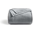 Cosy House Collection Everyday 1500 Series Fleece Blanket - Master Bedroom Essentials - All Season, Stays Fresh & Clean - Soft, Breathable & Skin-Friendly (King/Cal King, Grey)