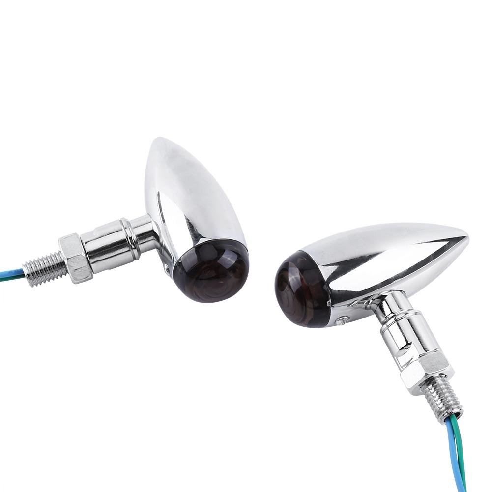 2pcs Motorcycle LED Turn Indicator, Amber Turn Light Blinker Motorcycle Turn for Motorcyclemotorcycle turn