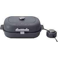 ドウシシャ 焼き芋メーカー タイマー付 ホットプレート 温度調節機能付 レシピブック付 グレー TWFU-100