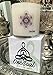3 Wick Large Wild Orchid Sandalwood Scented Candles for Home, Hand-Poured Aromatherapy Candle Sets for Women Gift with Metatron's Cube, Made of Palm Wax, 50-Hour Burn Time, 14oz - OneSoul Collection