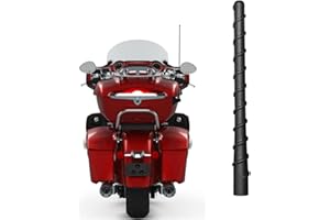 AMFRNE Motorcycle Short Antenna, Fit for Indian, Victory, Can-Am Spyder, BMW, Honda Models | 7 Inch Spiral Antenna for Optimi