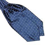 Froomer Men's Ascot Blend Polka Dot Ties Silk Cravat