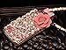 Omio for Samsung Galaxy Note 9 Diamond Rhinestone Case Bling Crystal Perfume Bottle Bowknot Luxury Cover for Galaxy Note 9 Glitter Case with Chain String Anti-Scratch Shell for Galaxy Note 9 Case Pink
