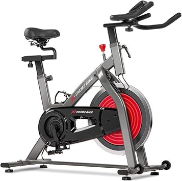 Amazon スピンバイク Greenfamily フィットネスバイク ダイエット器具 自転車トレーニング 室内運動器具 静音 高級感 無段階負荷調節 電源不要 組み立て簡単 日本語取説付き シルバー Greenfamily フィットネスバイク