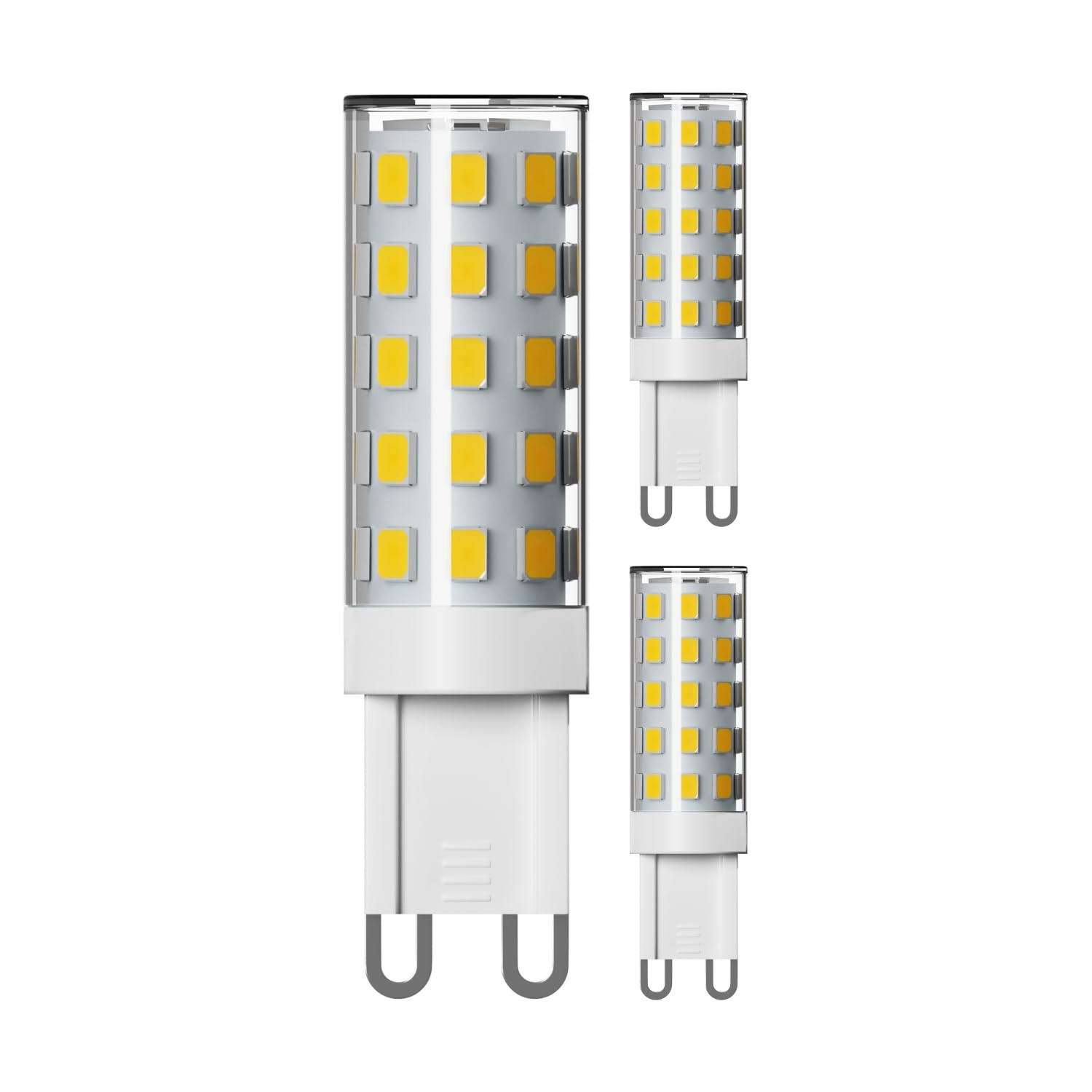 ledscom.de 3 Pieces G9 LED Bulbs, Warm White (2800 K), 3.5 W, 485lm, 3-Step dimmer — image 1