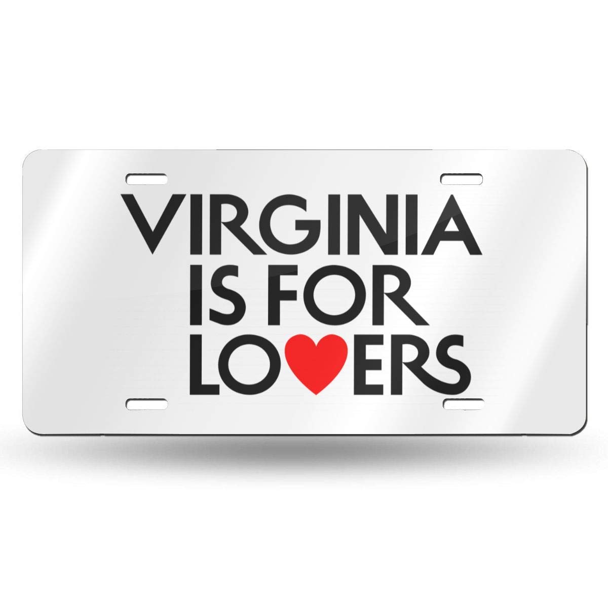 Virginia is for Lovers 6 X 12 inch mchmcgm Car Tag Etichetta Auto License Plate Personalized Aluminum License Plate Front License Plate