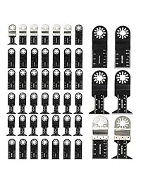 48 cuchillas de sierra de metal oscilantes de madera de liberación rápida universal para Fein Multimaster Porter Rockwell Cable Black Decker Bosch Craftsman Dewalt Chicago Stainley Skil Ridgid Ryobi