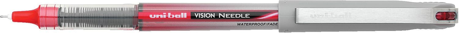 uni-ball Vision Needle Rollerball Pens, Fine Point (0.7mm), Assorted Colors, 8 Count - 1734916: Office Products