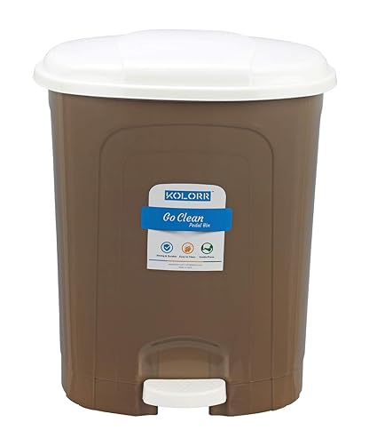 Kolorr Go Clean Pedal Waste Garbage Bin Modern Design Plastic