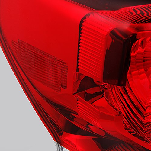 image for AKKON For Toyota Tundra Pickup Truck Red Clear Tail Light Rear Brake L