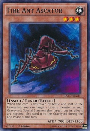 Yu-Gi-Oh! - Fire Ant Ascator (LC5D-EN224) - Legendary Collection 5D's Mega Pack - 1st Edition - Rare